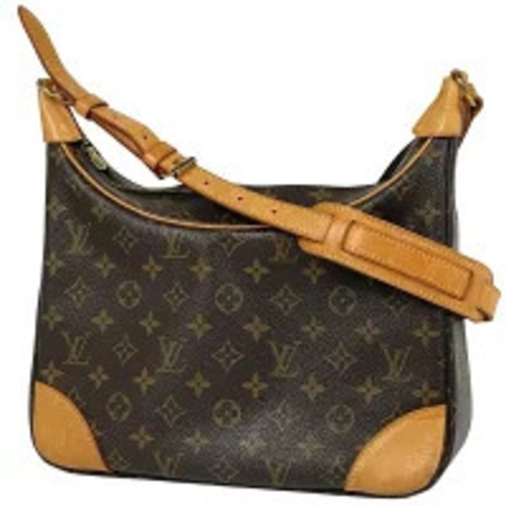Louis Vuitton Boulogne Shoulder Bag Monogram Brown